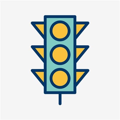 Vector Light Signals Icon Attention Road Signal Signals Png And