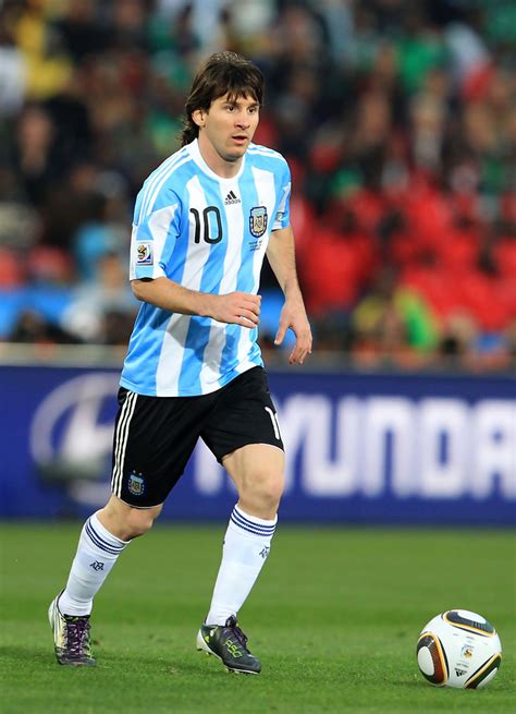 Lionel Messi Photos Argentina V Nigeria Group B 2010 Fifa World