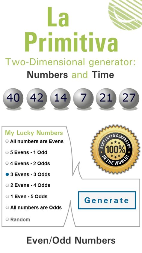 La Primitiva | Lottery results, Lotto winners, Winning numbers