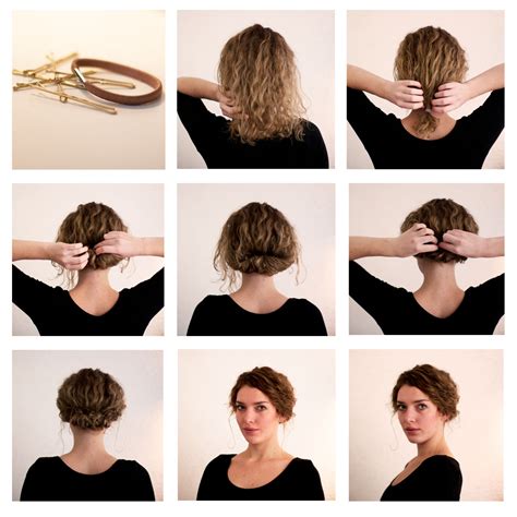 Bun with short hair looks unique and good on the head. 60 Easy Step by Step Hair Tutorials for Long, Medium,Short ...