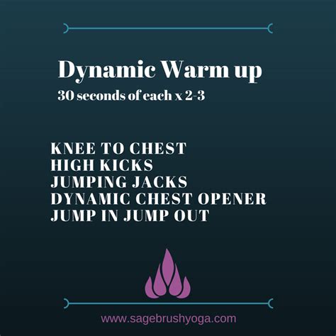 always remember to warm up before your workout here s a 5 minute dynamic warm up find your