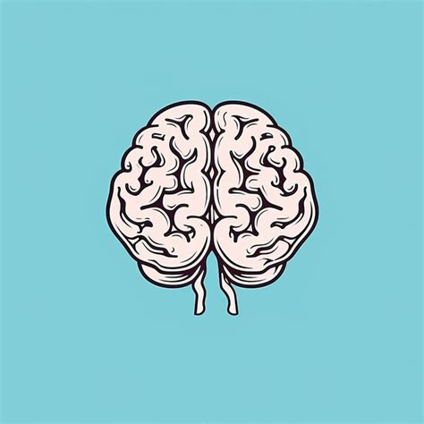 Premium Ai Image Brain Vector Illustration