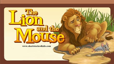 The Lion And The Mouse ~ English Short Story For Kids