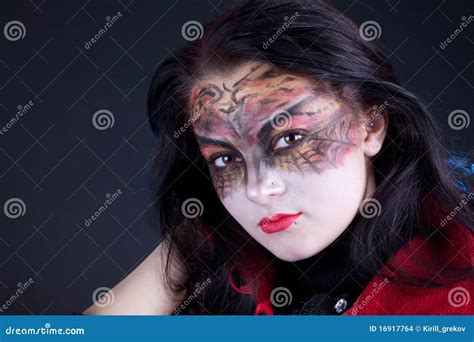 Girl Stock Photo Image Of Abstract Digital Graphic