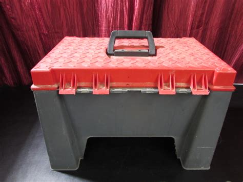 Lot Detail Toolboxstep Stool With Tools