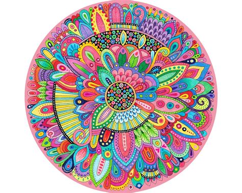 I never want to see a dalmatian again. Indecision Mandala | Mandala, Difficult jigsaw puzzles ...