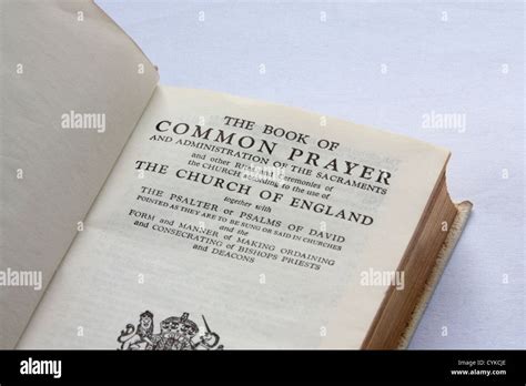 Book Of Common Prayer 1662 Hi Res Stock Photography And Images Alamy
