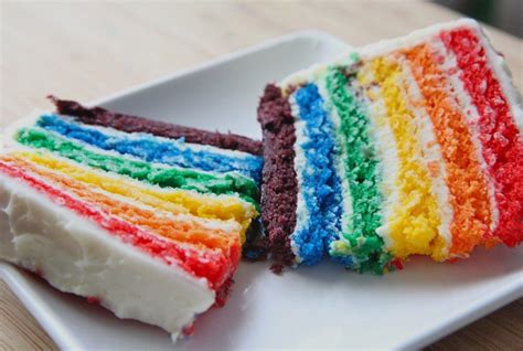 We love yellow cake with chocolate buttercream frosting, but it's perfect with vanilla and fruit fillings and frostings too! Easy Rainbow Cake Recipe From Scratch! | Divas Can Cook