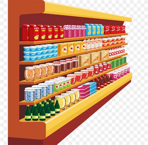 Supermarket Grocery Store Cartoon Clip Art, PNG, 731x800px, Supermarket