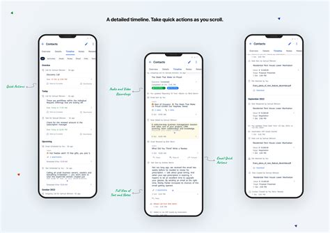 Android And Ios Timeline View Salesmate