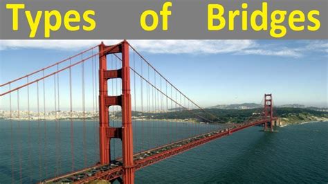 Types Of Bridges Youtube