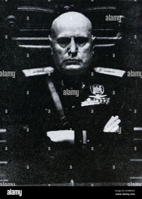 Mussolini Fascist Italian Leader History Historical Archive Archival Hi