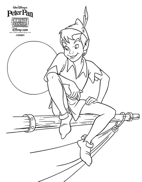 Peter Pan Coloring Pages Clip Art Library