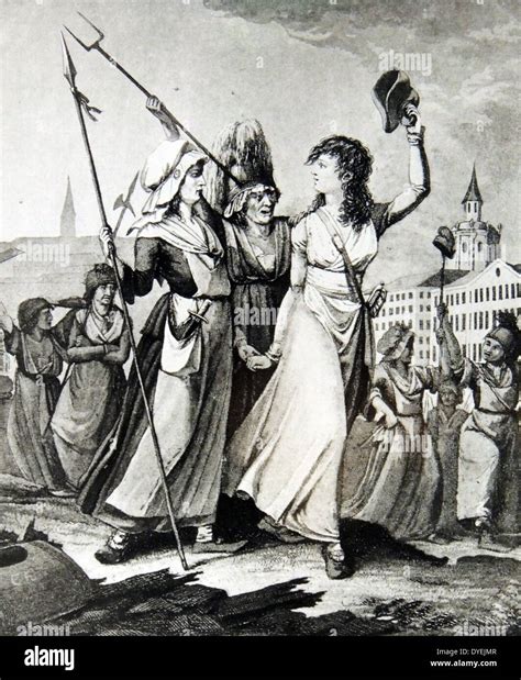 Poisardes Parisiennes 1789 La Marcha De Mujeres Del Versalles También