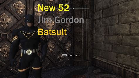 Batman Arkham City New 52 Jim Gordon Batsuit Youtube