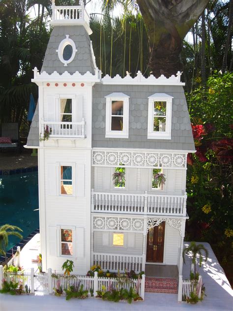 Dollhouses By Robin Carey Key West Palm Island Estate Dollhouse