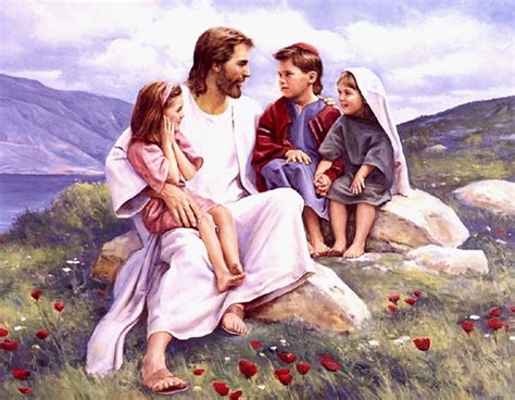 Pictures Of Jesus And Children Jesus Pictures Paintings Of Jesus