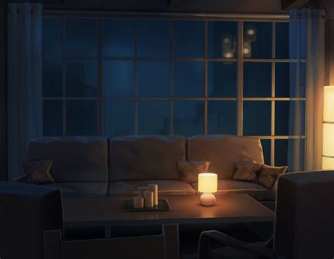 Samuel Inkiläinen Visual Novel Backgrounds Apartment And Living Room