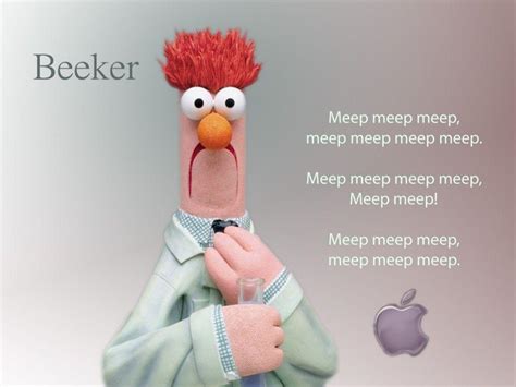 Beaker Muppet Meep
