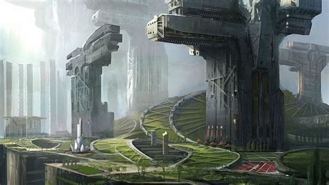 Sci Fi Background Collection Fantasy Landscape Environment Concept