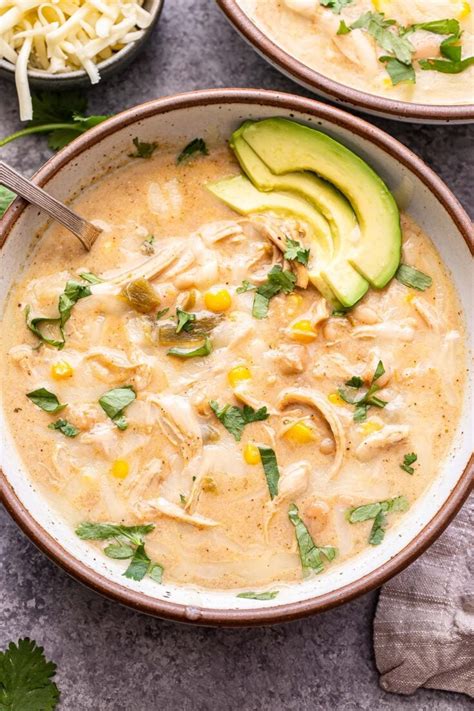 Slow Cooker Creamy Green Chile Chicken Enchilada Soup Wzrost