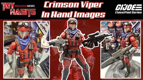 Crimson Viper Gi Joe Classified Series In Hand Images Toy Habits