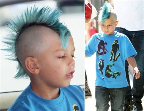 While children's hairstyles were once as simple and easy as gelling hair and combing it to the side, modern kids haircut styles have become just as trendy and fashionable as men's hair. 1001 fashion trends: Kingston Rossdale fashion