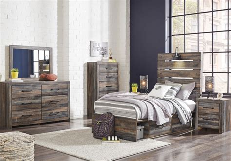 A wide variety of twin bedroom sets options are available to you, such as general use, appearance, and material. Drystan Multi Twin Panel Storage Bedroom Set | Louisville ...