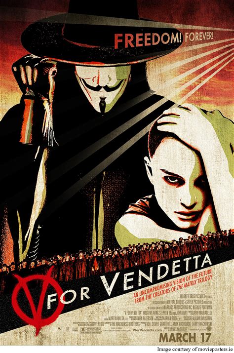Based on the graphic novel by alan moore, v for vendetta takes place in an alternate vision of britain in which a corrupt and abusive totalitarian government has risen to complete power. Staff Picks - Favorite Movies