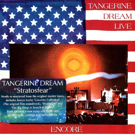 Tangerine Dream Encore New Remastered 2019 Cd 3500 Lei Rock Shop