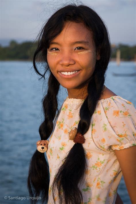 Young Beautiful Burmese Woman Santiago Flickr