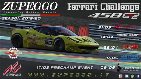 ESPORT ASSETTO CORSA FERRARI CHALLENGE GT2 ROUND 2 YouTube