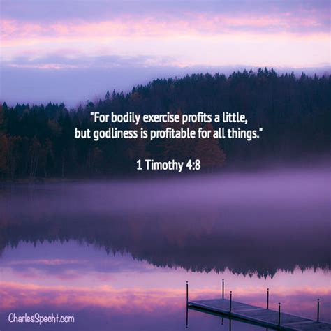 Bible Verse Of The Day 1 Timothy 41 11 Charles Specht