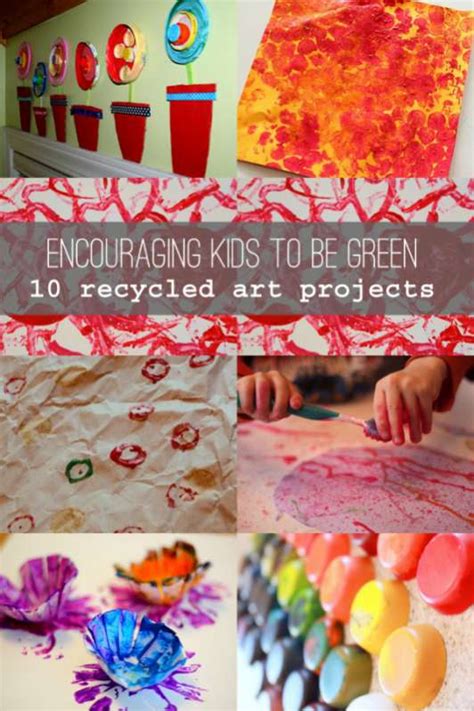I consider the questions positive; Encourage Kids to Be Green: 10 Recycled Art Projects for Kids