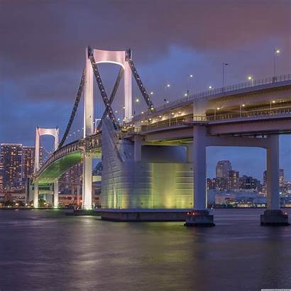 Rainbow Tokyo Bridge Ipad Pro Wallpapers 4k