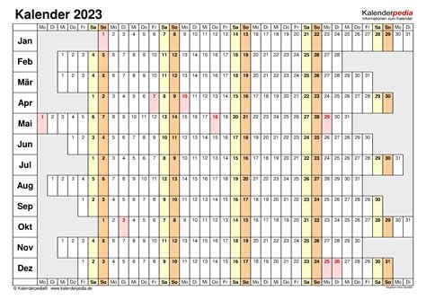 Kalender 2023 Zum Ausdrucken Als Pdf 19 Vorlagen Kostenlos