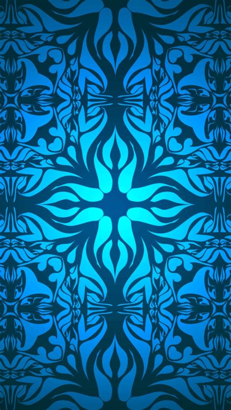 Vintage Blue Pattern The Iphone Wallpapers
