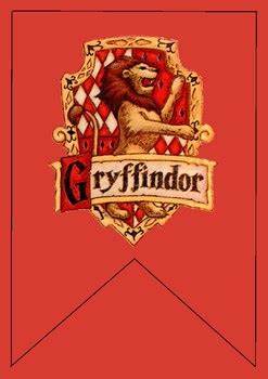 Harry Potter House Flags And Badges By Learning The Wright Way TPT