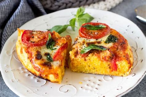 We handcraft everything with goodness and greatness, for you. Skillet Margherita Polenta Pizza | Simple Healthy Kitchen