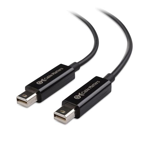 Cable Matters 1m Thunderbolt™ Cable In Black Thunderbolt Technology