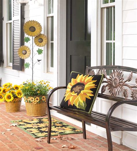 Sunflower Season Porch Decorating Decor Front Porch Decorating
