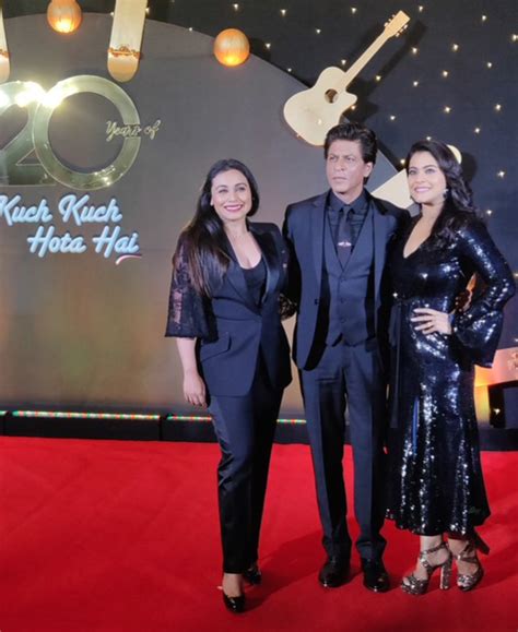 20 years of kuch kuch hota hai shah rukh khan kajol rani mukerji and karan johar celebrate