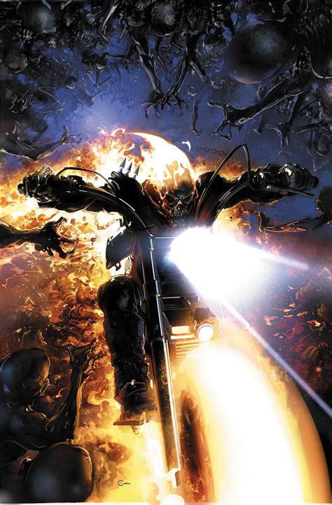 The ghost rider can emit hellfire. Damnation: Johnny Blaze: Ghost Rider #1 (Legacy ...