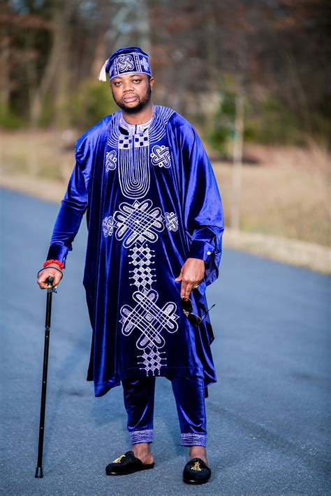 Luxury Velvet Agbada For Men African Wedding Suit Groomsmen Etsy