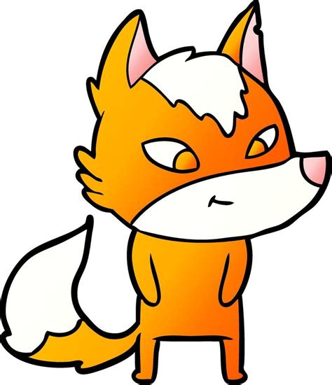 Fox Cartoon Character 12381471 Vector Art At Vecteezy