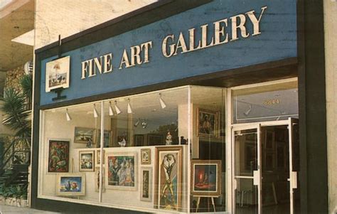 Fine Art Gallery Los Angeles, CA Postcard