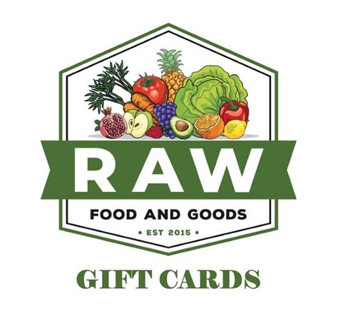 T Cards Raw Food And Goods Llc