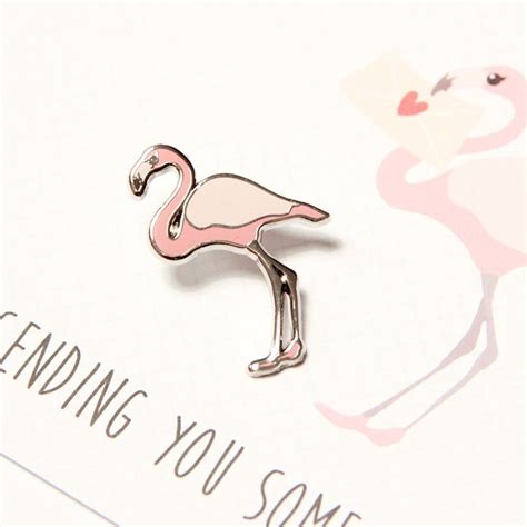 Pin Flamingo Pins Flamingos Postkaarten