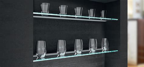 These led lights from hafele are sure to add the perfect amount of color and light wherever it is needed. Glass edge light. Surface Mounted LED Shelf Light. Kitchen ...