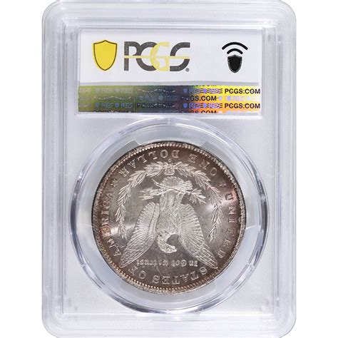 Certified Morgan Silver Dollar 1880 O Ms63 Pcgs A Golden Eagle Coins